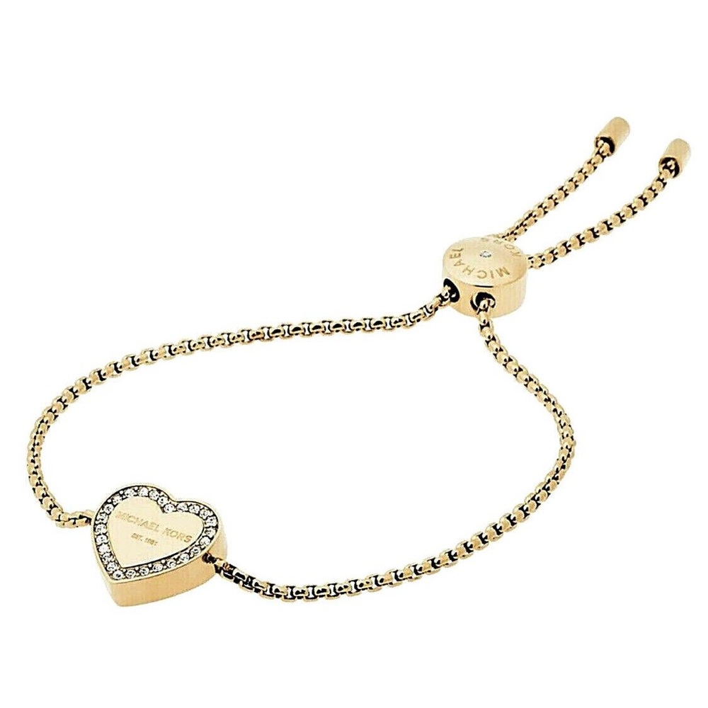 Michael Kors S Heritage Heart Adjustable Bracelet